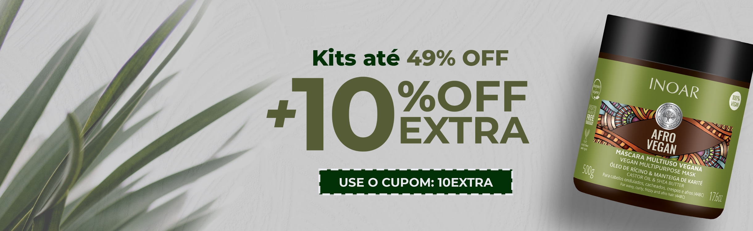 Kits com até 50%OFF + 10%OFF Extra