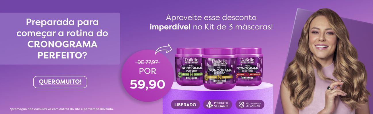 Tratamento para todos os tipos de cabelo