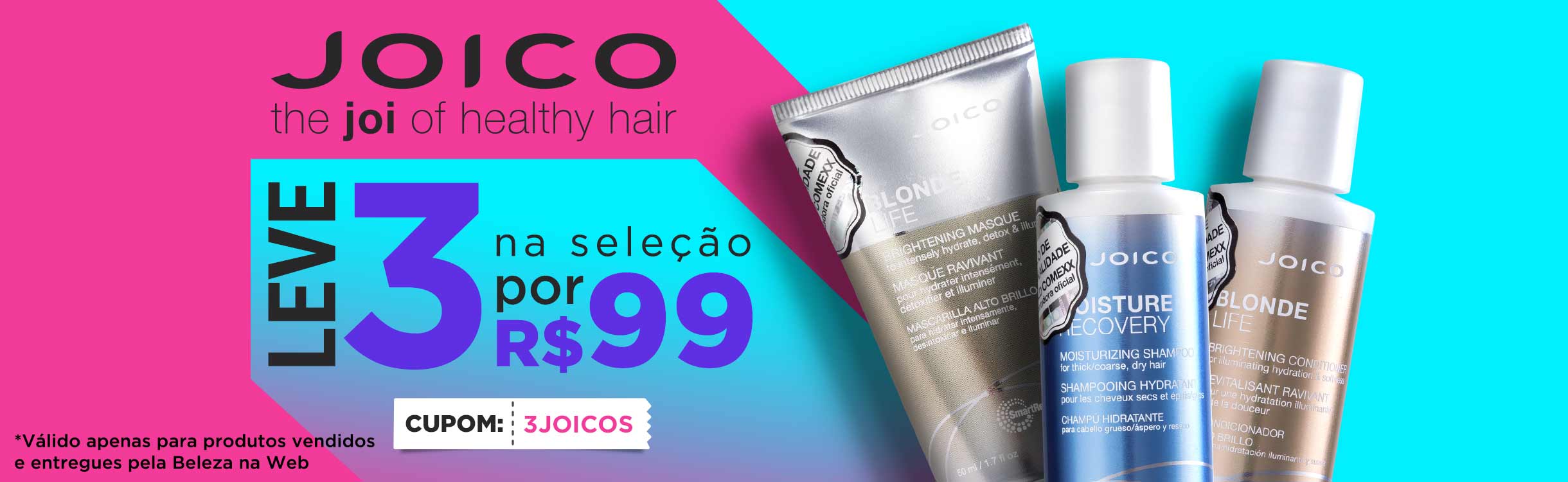 Escolha 3 Joicos Por R$99