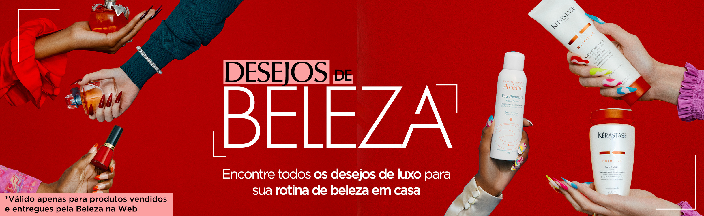 Desejos de Luxo para uma Rotina de Beleza