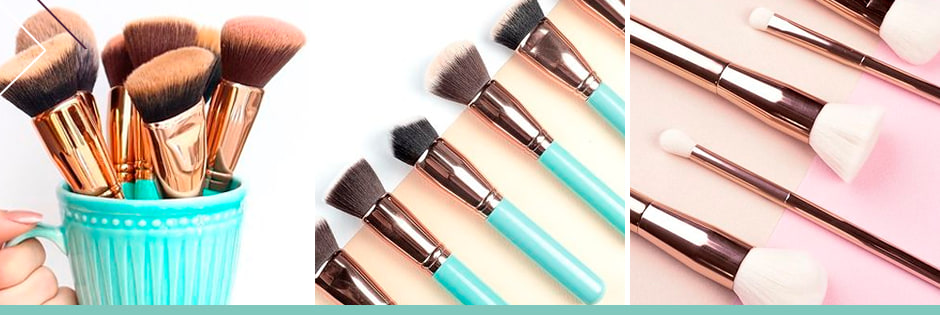Kits Beautybox de Pincéis para Maquiagem