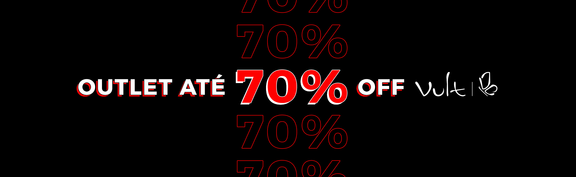 Outlet até 70%OFF