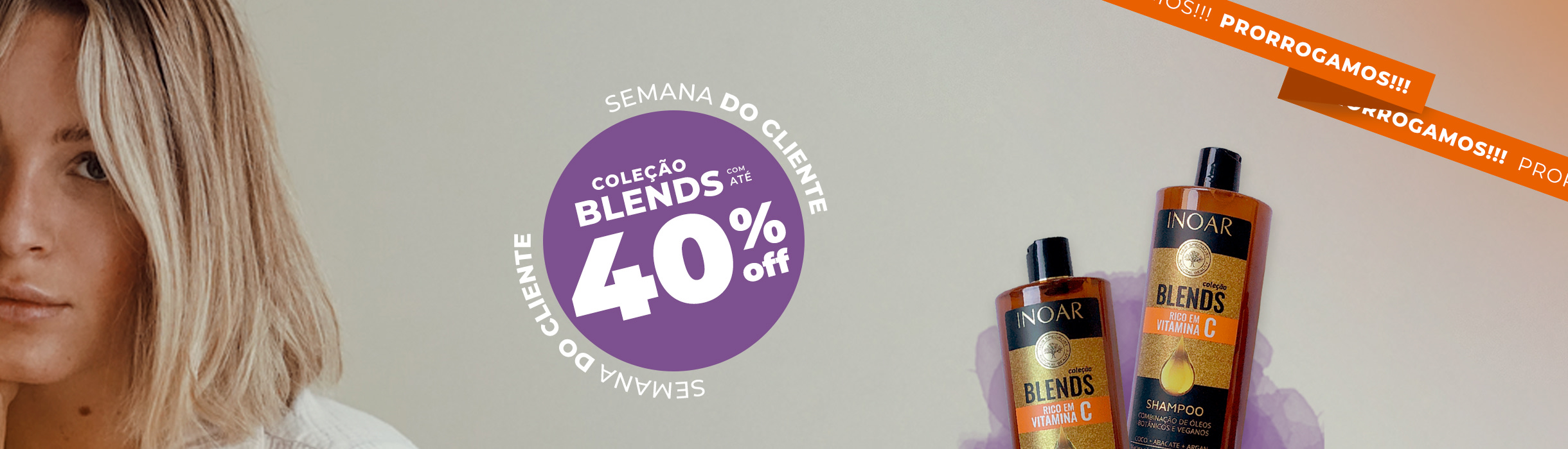 Coleção Blends até 40%OFF