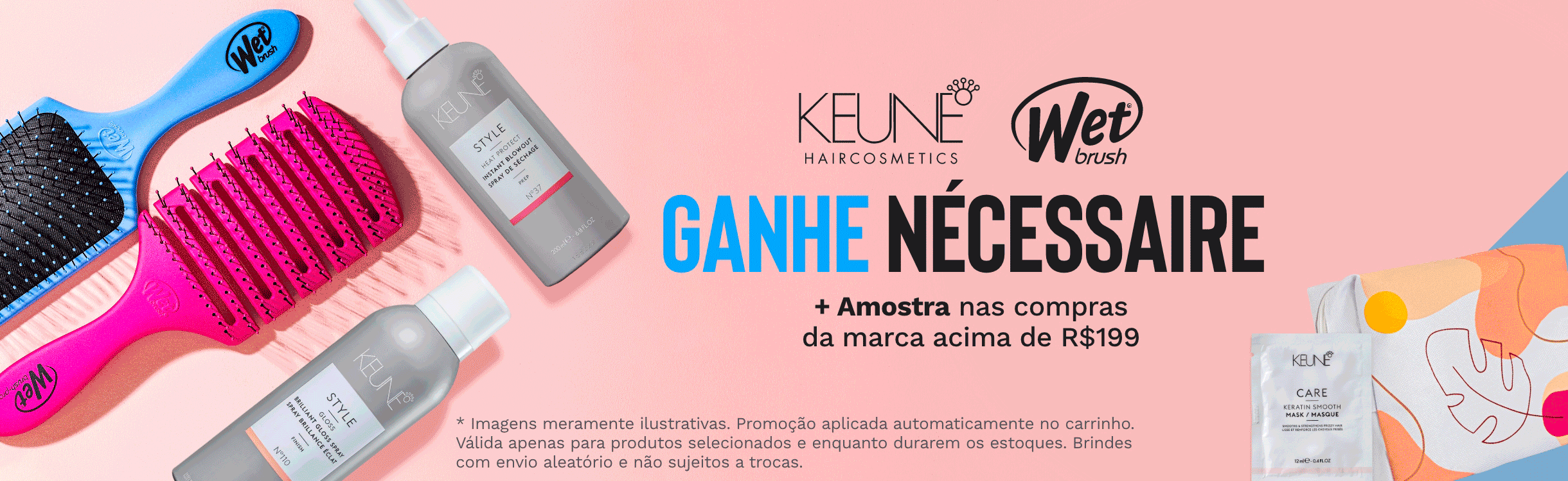 Seleção Keune + WetBrush
