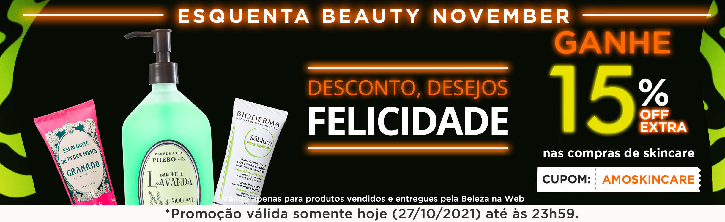 Cupom de 15% OFF Extra!