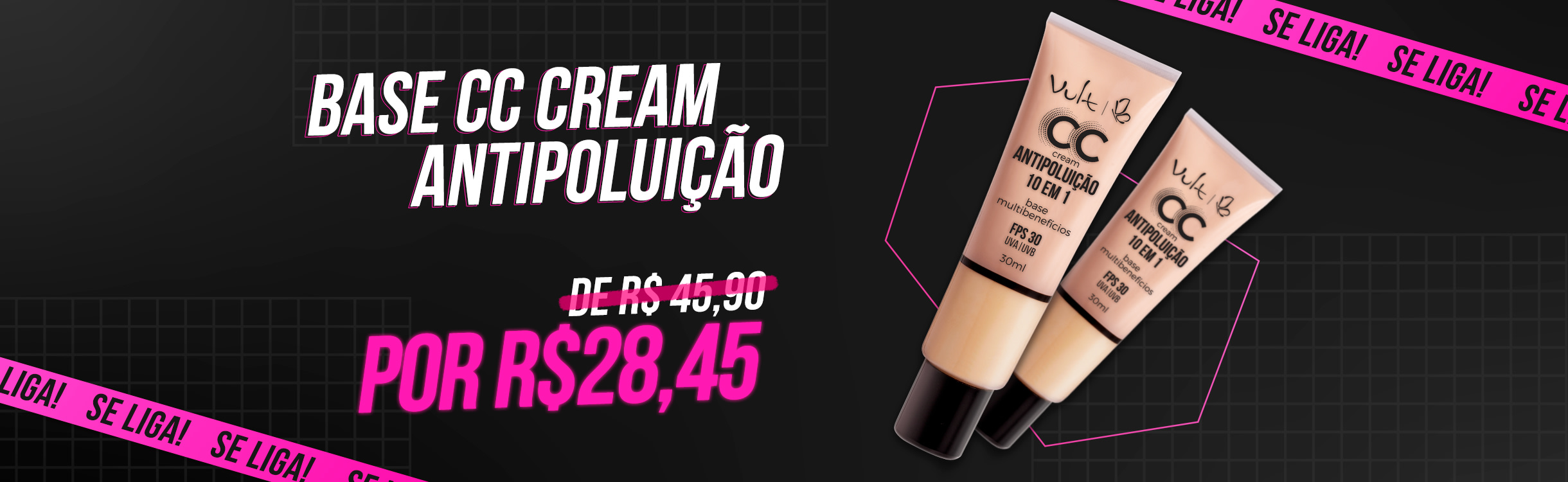 CC Cream Antipoluição com desconto!