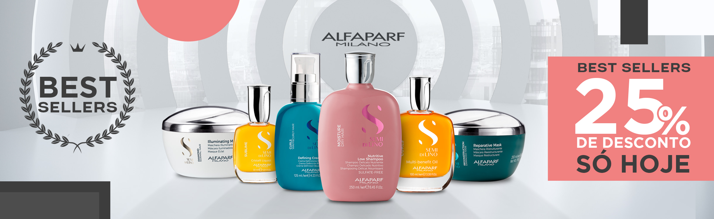 BEST SELLERS COM 25% OFF
