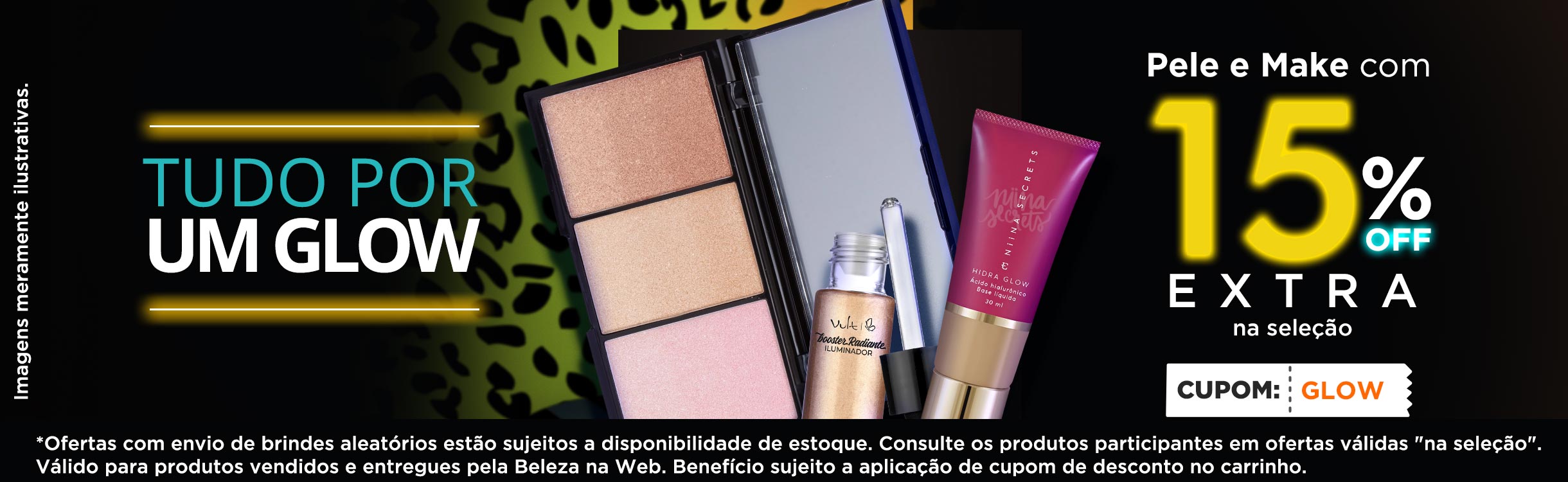 Pele iluminada com a cara do verão!