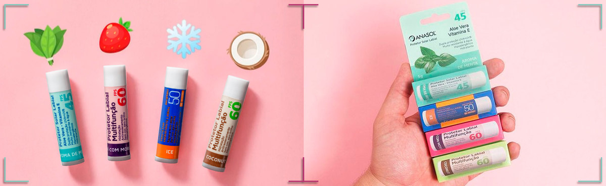 Protetor Labial Anasol com Proteção Solar