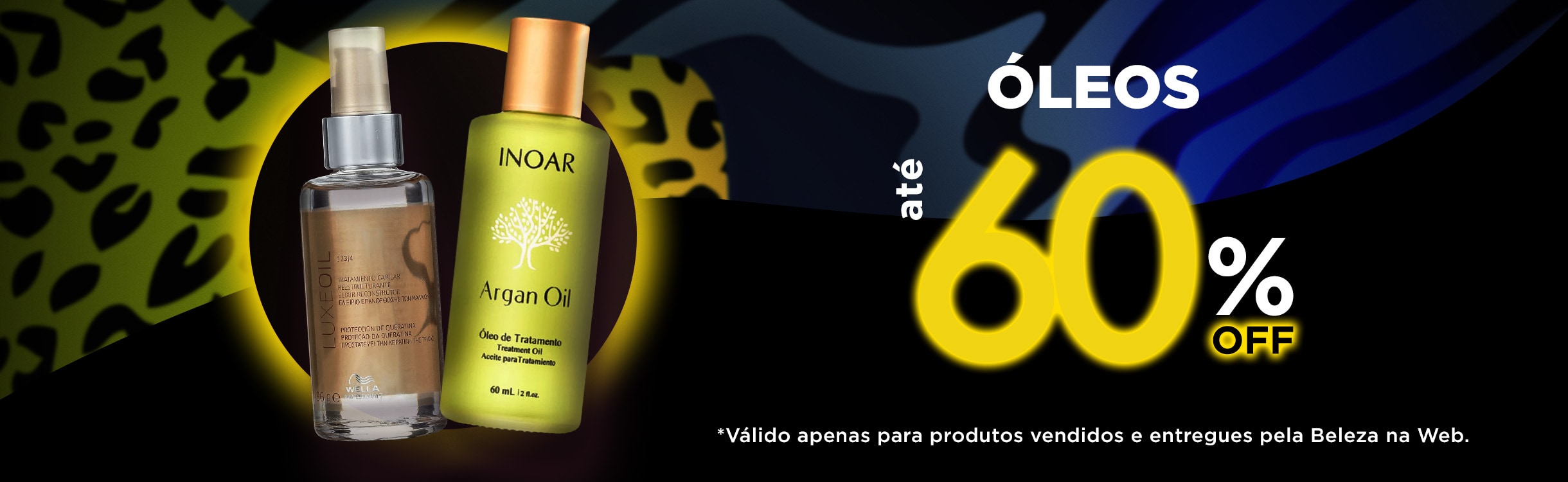 Óleos com até 60% OFF