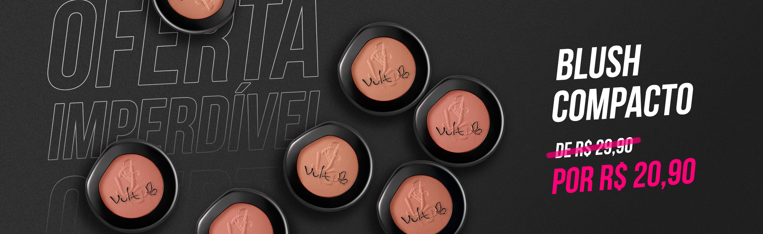 Blush compacto por R$ 20,90