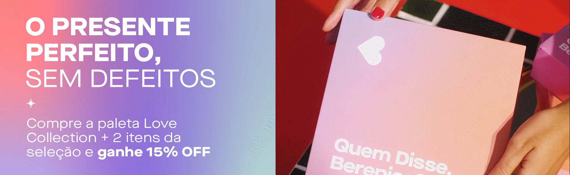 Monte seu presente e ganhe 15% OFF
