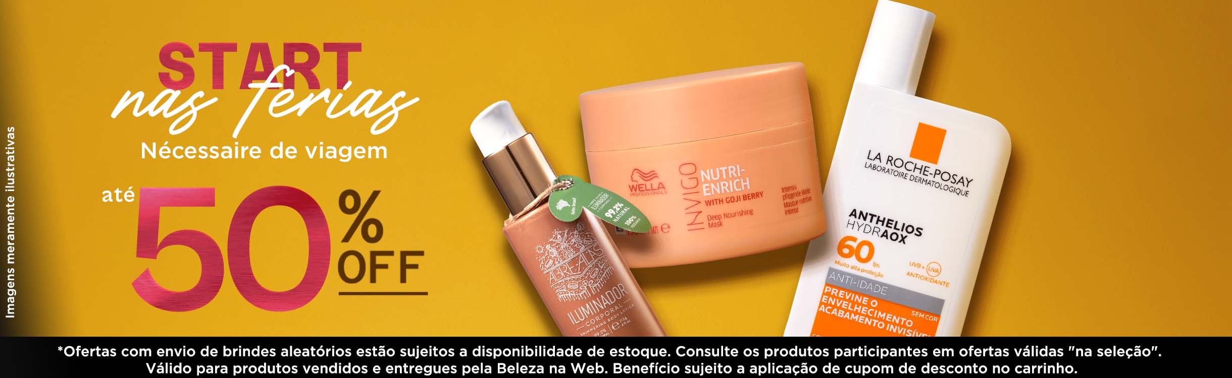Férias ON! Tudo que você precisa para sua nécessaire de férias: