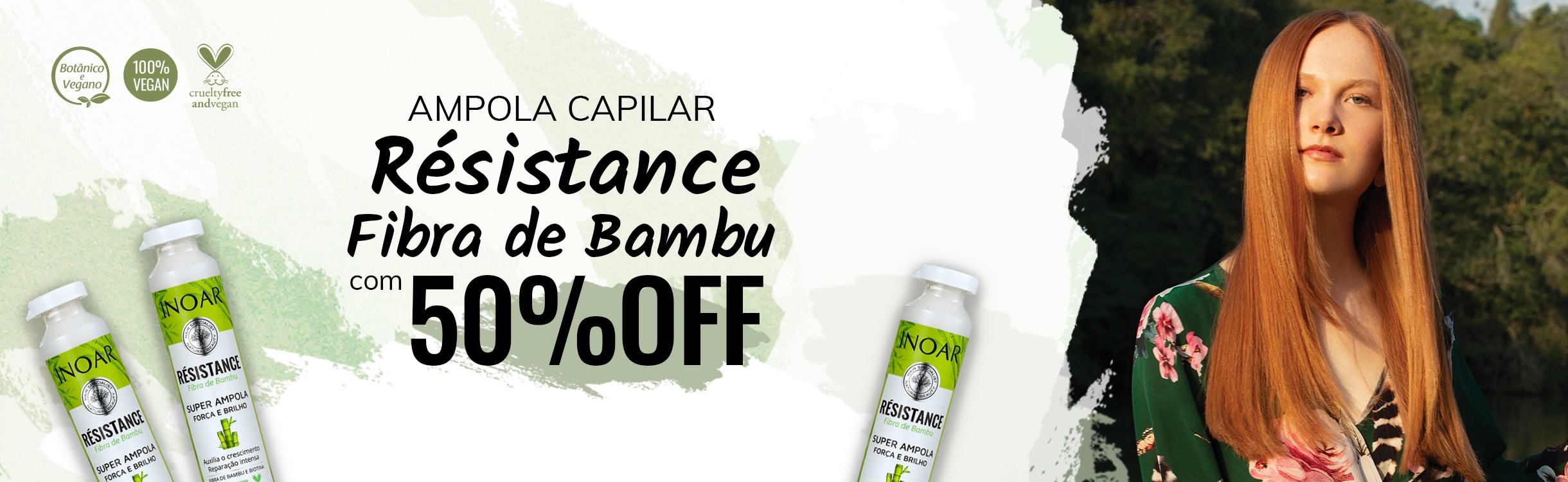 Ampola Capilar Résistance Fibra de Bambu com 50% off