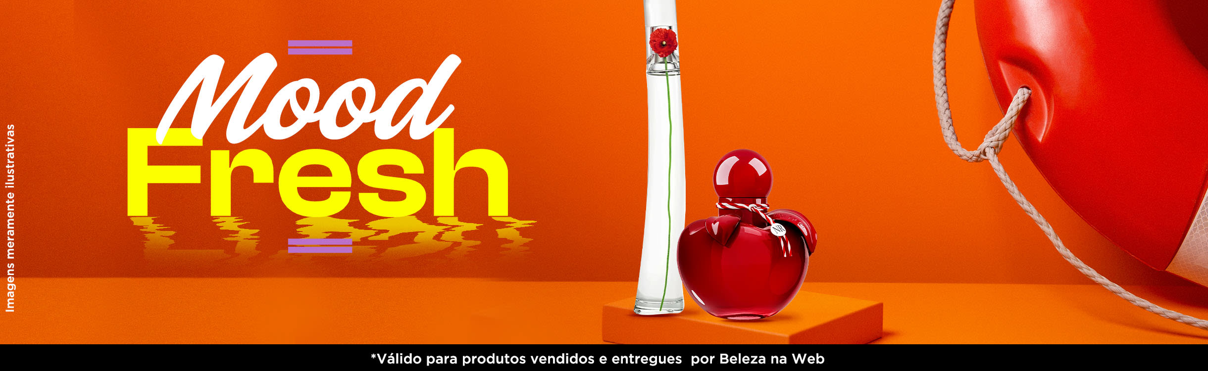 Fragrâncias cítricas, aquáticas, florais e frutais!