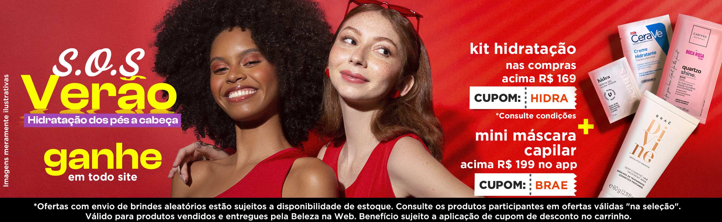 Na Beleza na Web o Verão começou quente e cheio de desconto imperdível.