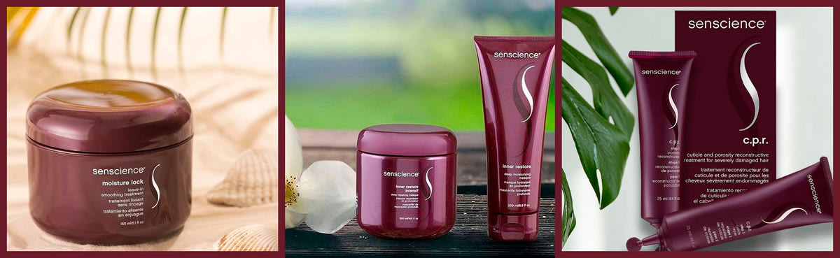 Leave-in Senscience e Creme para Pentear