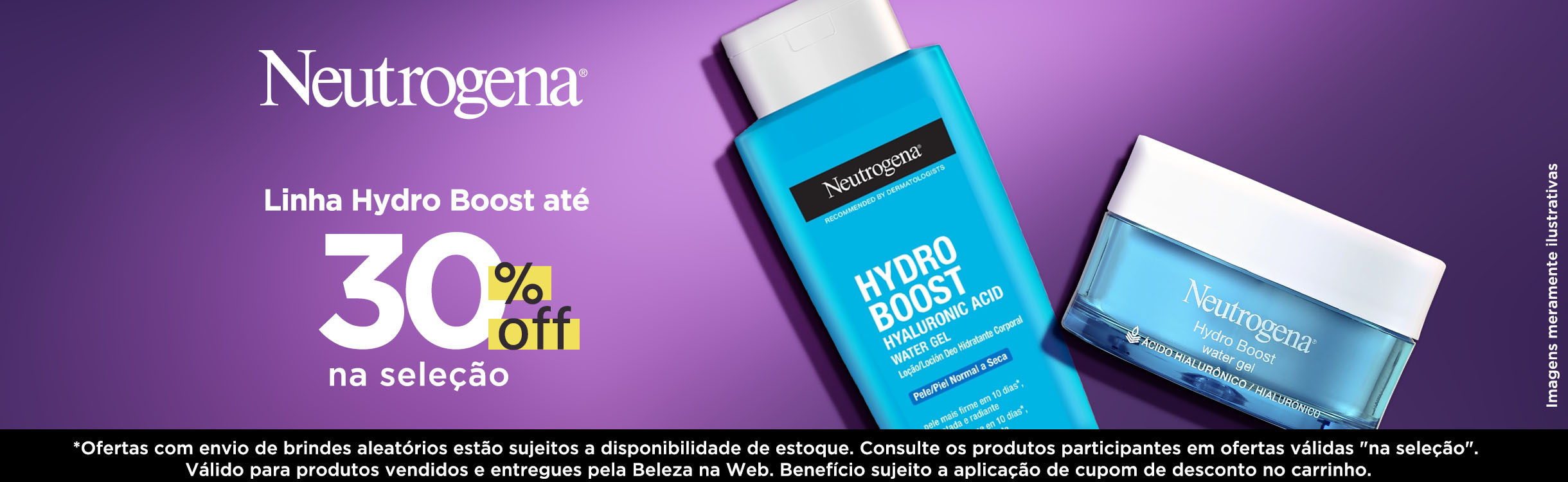 Neutrogena | Linha Hydro Boost até 30% OFF