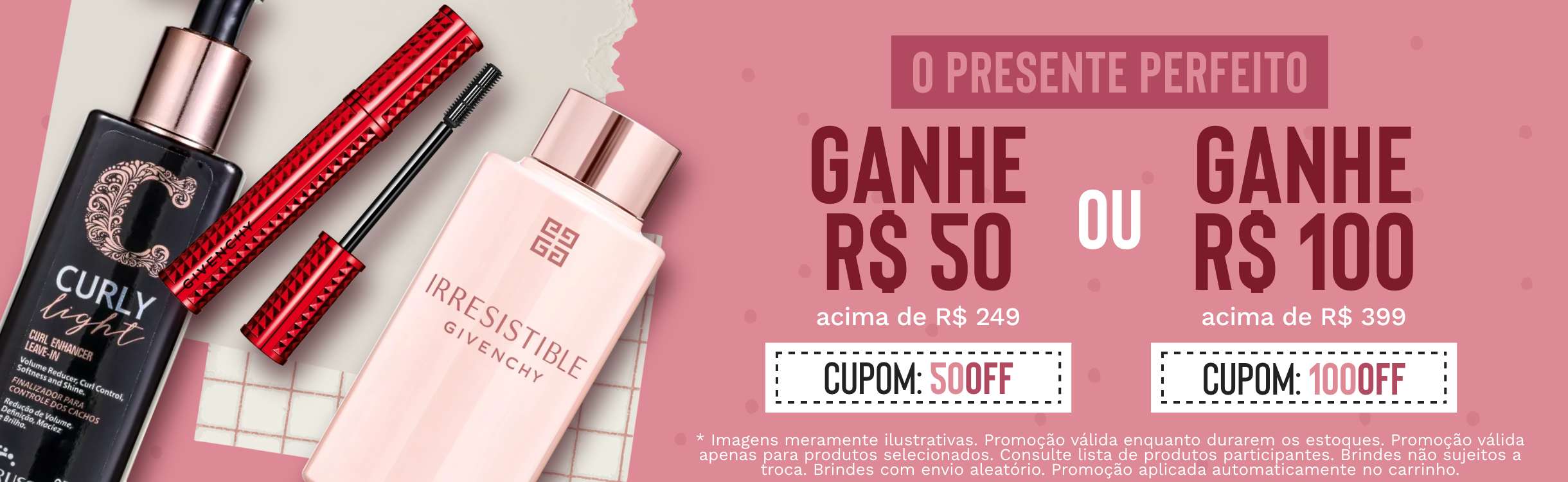 Seleção imperdível com R$ 50 de desconto