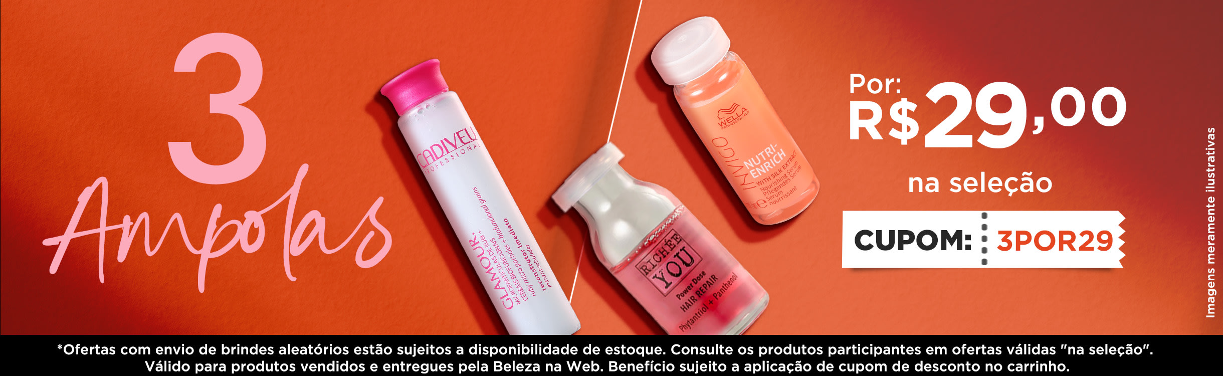 Adicione uma ampola na máscara capilar para potencializar o resultado!