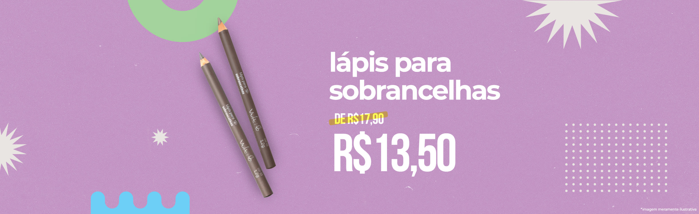 Lápis para Sobrancelhas com desconto para você!
