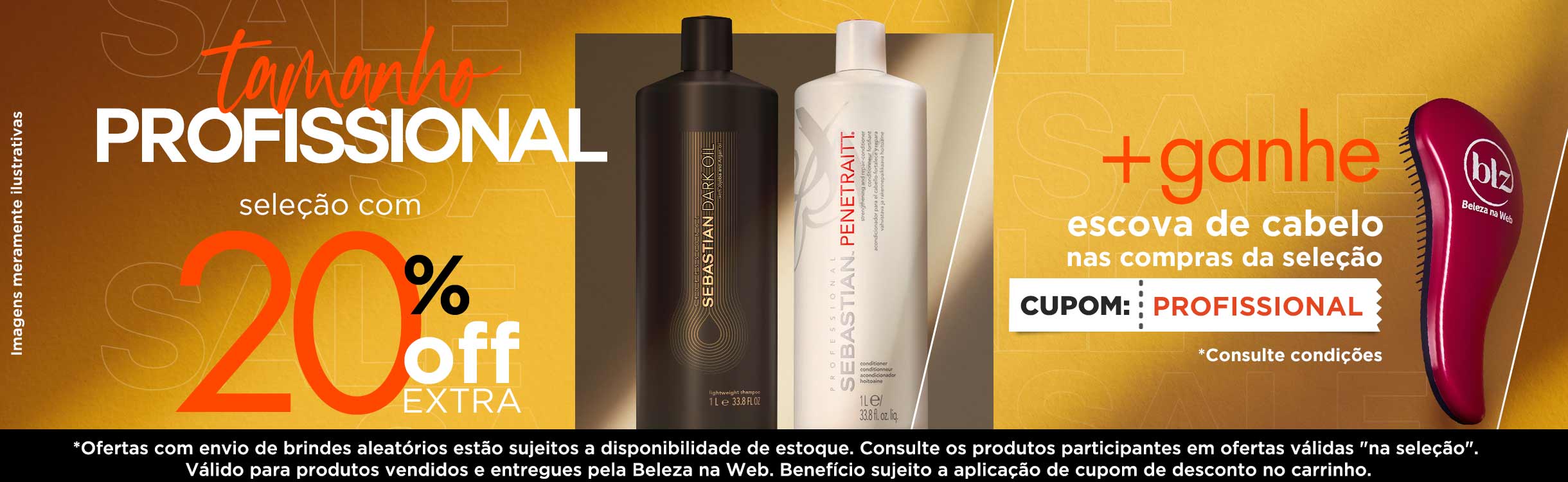 Seu tratamento favorito com mais economia no tamanho profissional, aproveite!
