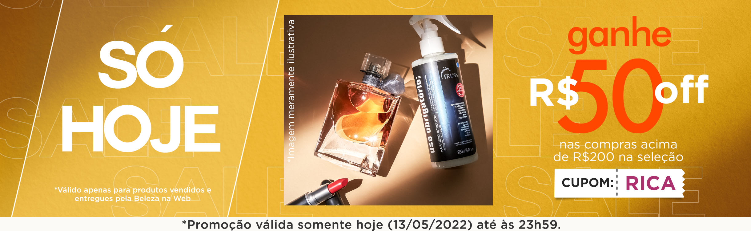 Você está 50 reais mais rica!