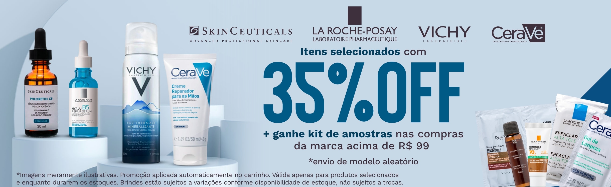 La Roche Posay, Vichy, Skinceutcals e Vichy
