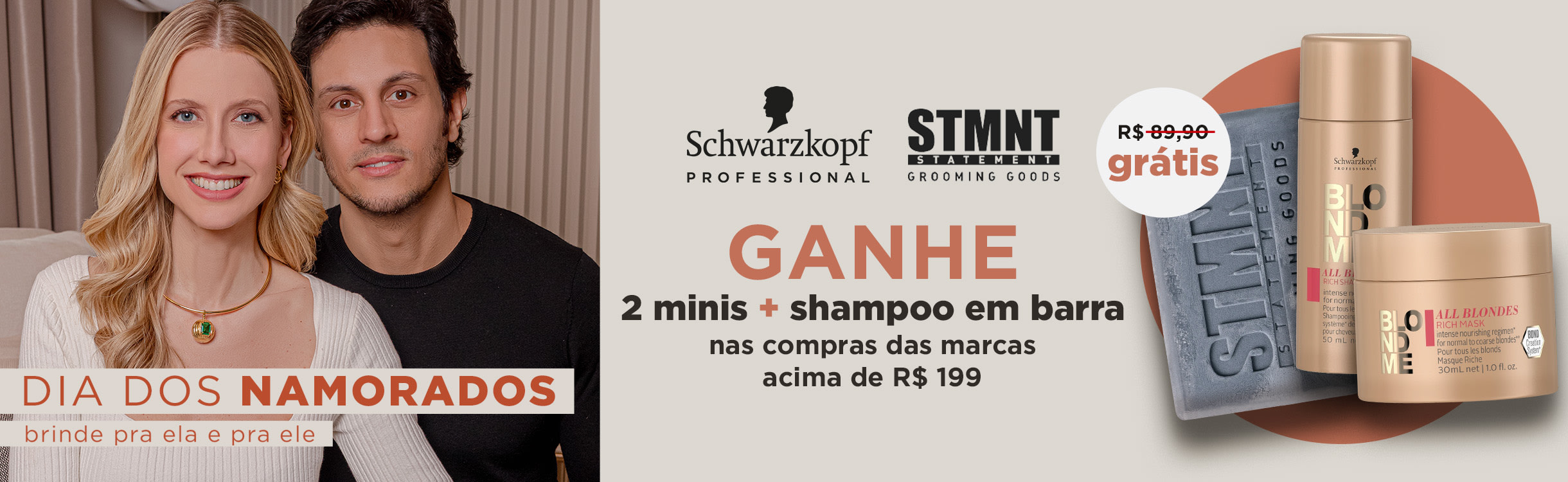 Schwarzkopf e STMNT: O presente ideal para o dia dos namorados