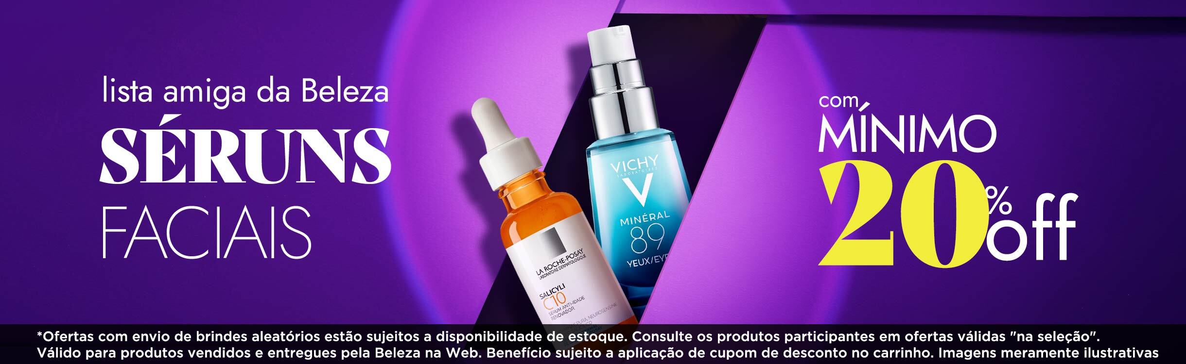 Lista amiga da beleza | Seleção de luxo com 30% off