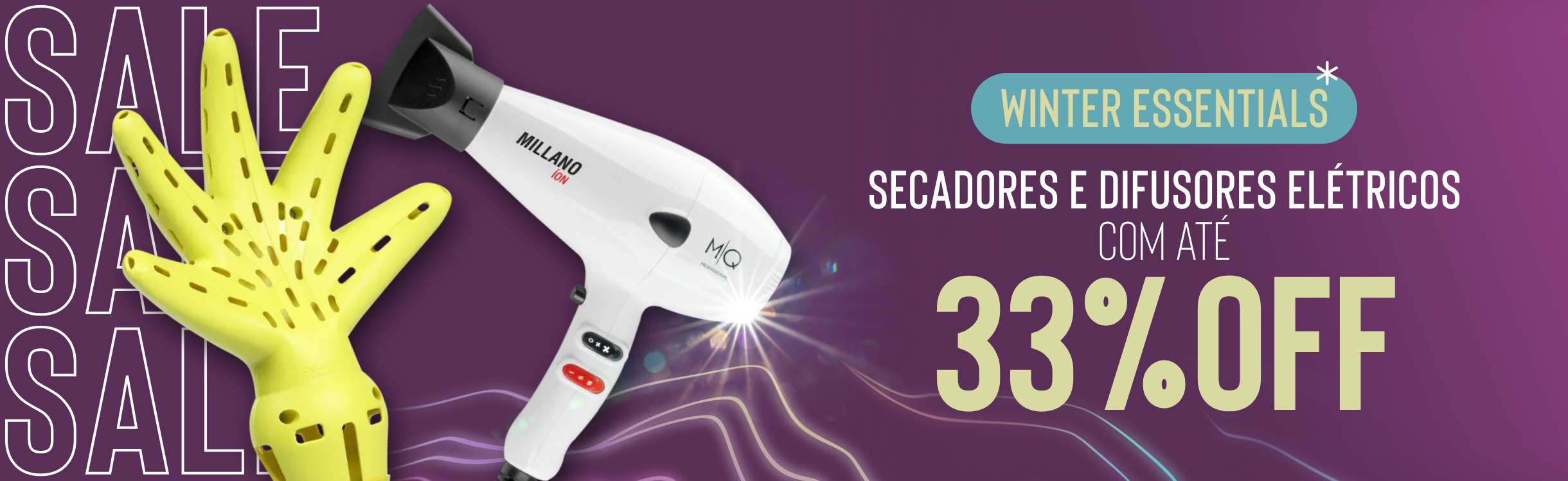 Secadores e Difusores com até 38% OFF!
