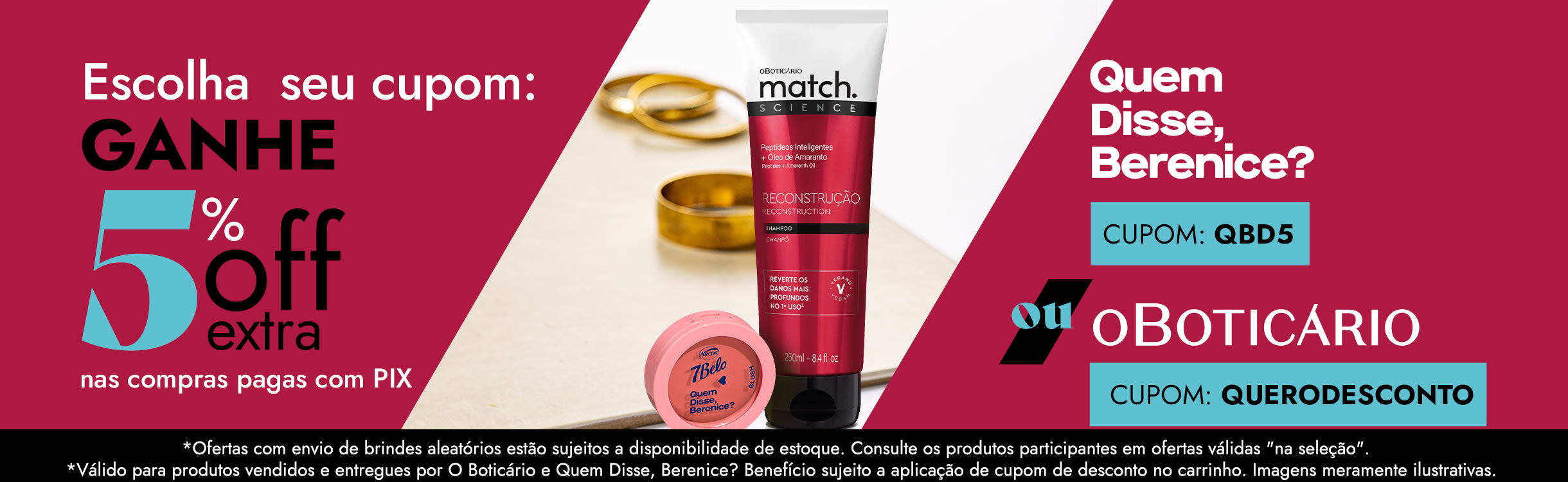 Ganhe 5% OFF Extra nas compras pagas com PIX :