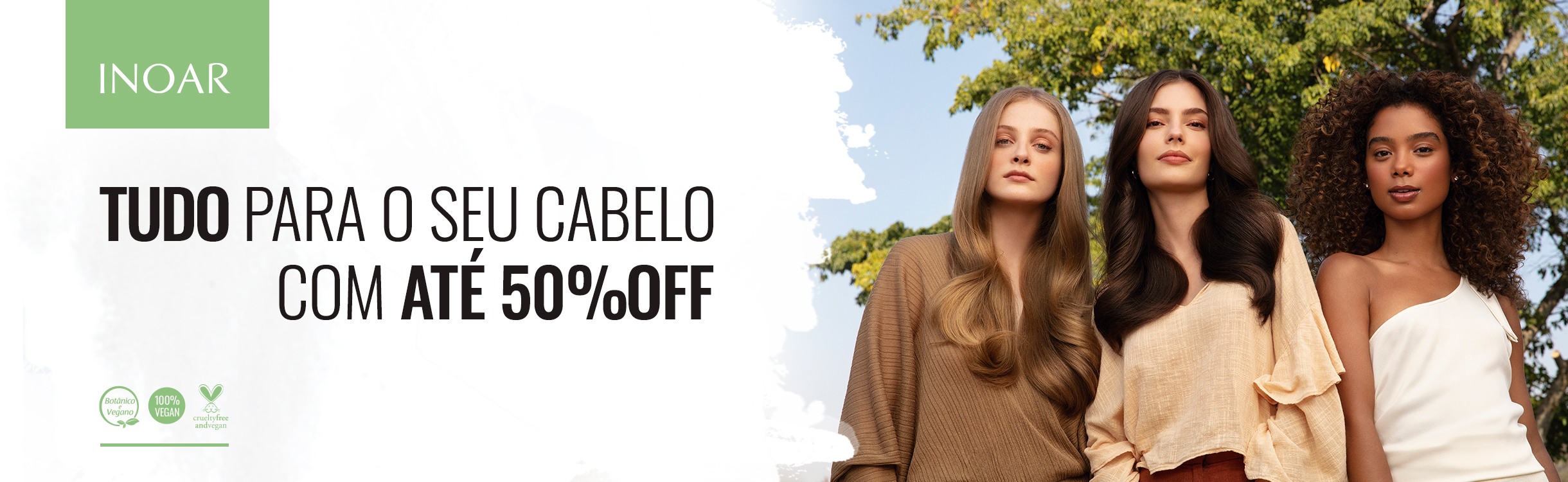 Os melhores produtos para seus cabelos com até 50% OFF!!