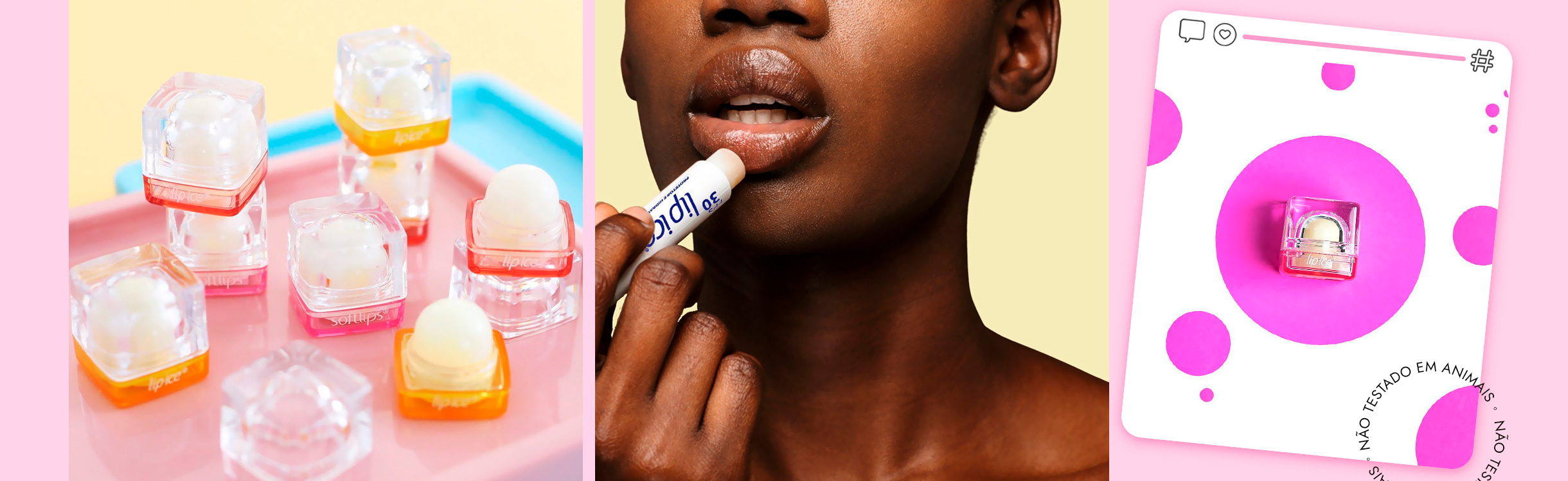 Lip Ice para Lábios Beleza na 