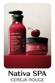 O Boticário Nativa SPA Cherry Rouge Handcreme – 50 G, Mit Quinoa-Öl, Tief Feuchtigkeitsspendend, Vegan, Fruchtig-orientalischer Duft