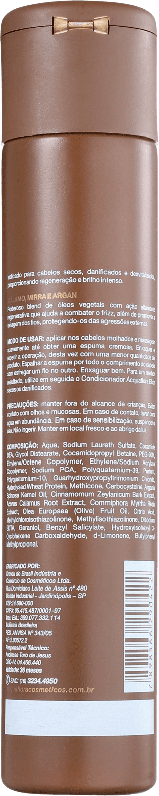 Acquaflora Elixir Secos e Danificados - Shampoo sem Sal 300ml
