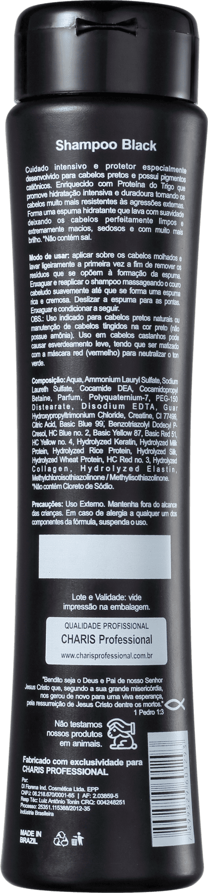 Charis Evolution Black Definition - Shampoo sem Sal 300ml
