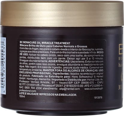 Schwarzkopf Professional BC Bonacure Oil Miracle Gold Shimmer - Máscara Capilar 150ml