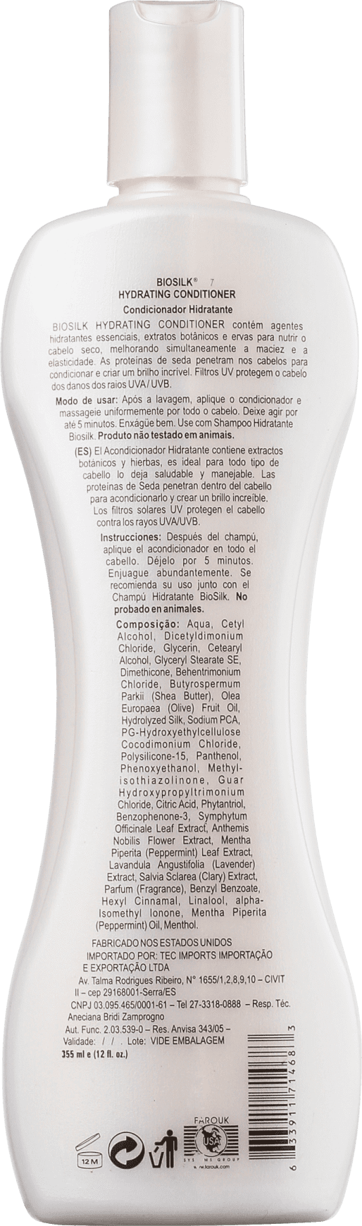 Biosilk Condition Hydrating - Condicionador 355ml
