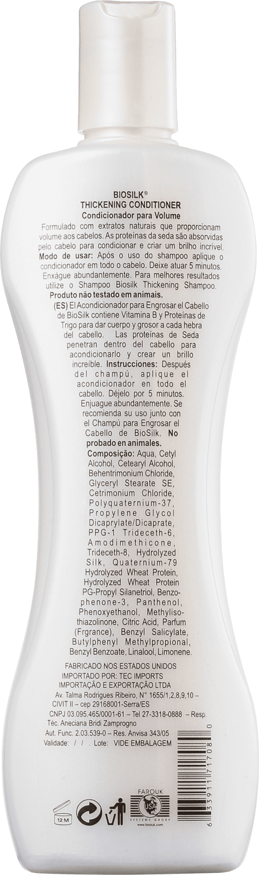 Biosilk Condition Thickening - Condicionador 355ml