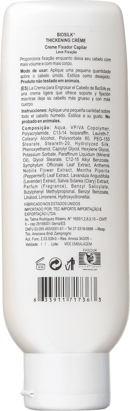 Biosilk StyleThickening - Creme de Volume 177ml