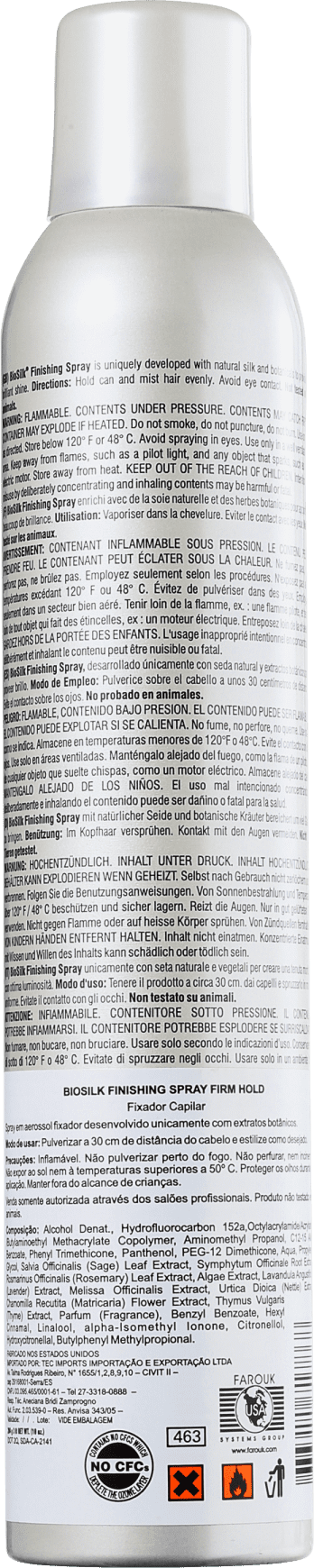 Biosilk Finish Firm Hold - Spray Fixador 250g
