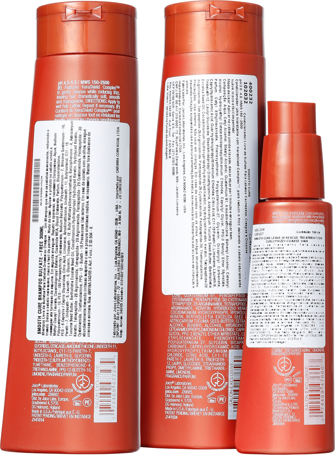 Kit Joico Smooth Cure Rescue (3 Produtos)