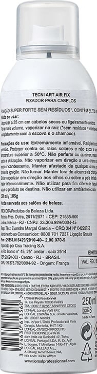 L'Oréal Professionnel Tecni Art Air Fix Force 5 - Spray Fixador 250ml
