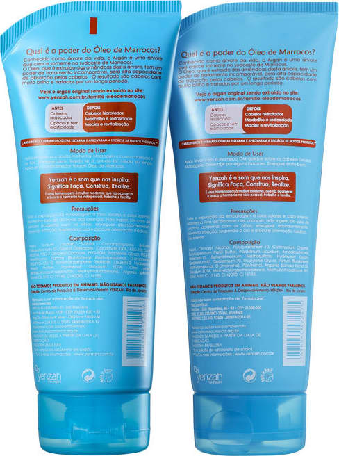 Kit Yenzah OM Óleo de Marrocos Argan Duo (2 Produtos)
