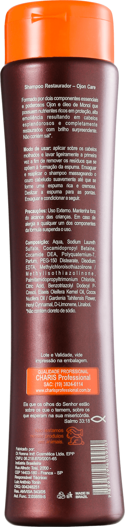 Charis Ojon Care Caribbean Oil - Shampoo sem Sal 300ml