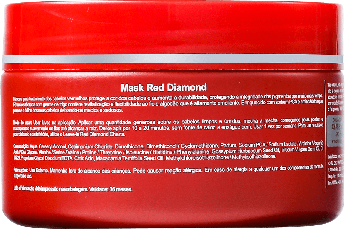 Charis Red Diamond - Máscara Capilar 300g