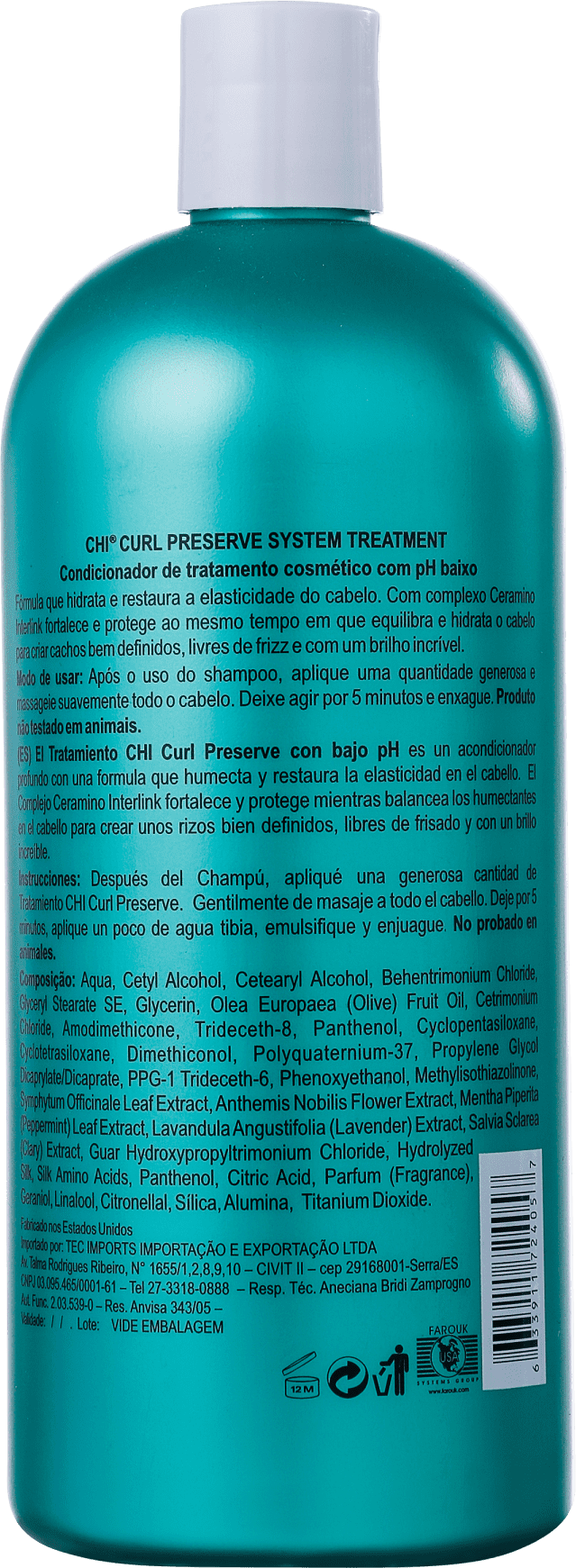 CHI Curl Preserve System - Condicionador 950ml