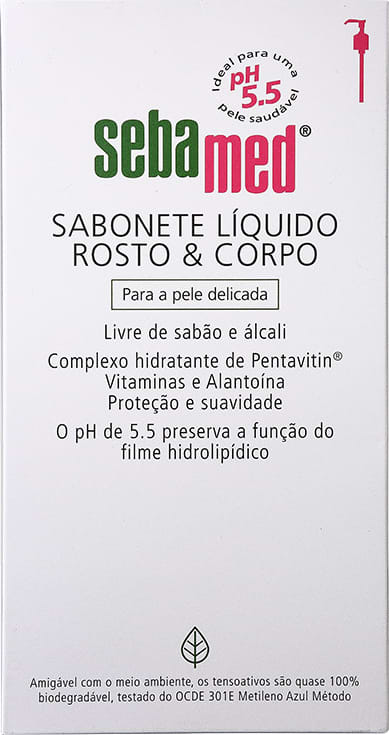 Sebamed Liquid Face & Body Wash - Sabonete Líquido Facial 1000ml