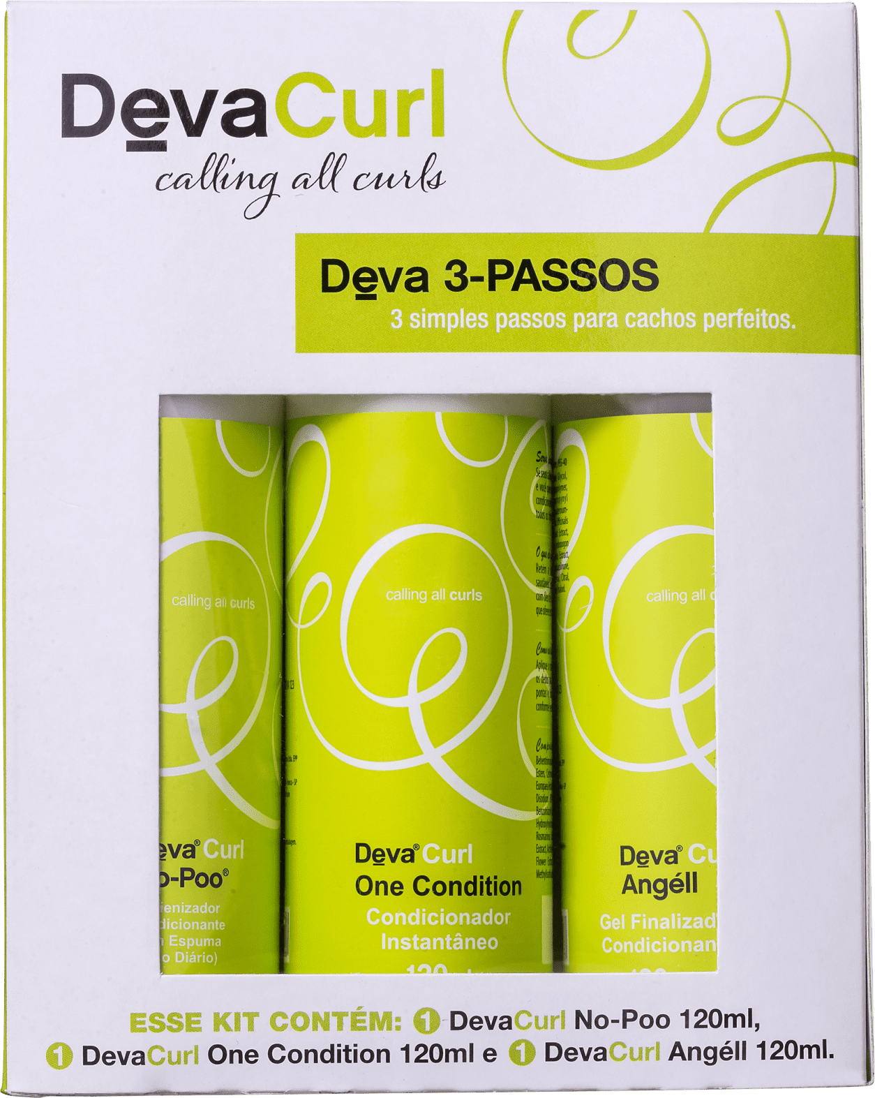 Kit Deva Curl 3-Passos (3 Produtos)